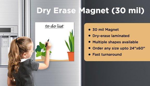 Dry Erase Magnet (30 mil)