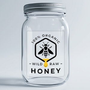 3mil Clear Vinyl Rectangle Labels