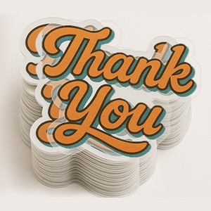 Die Cut Clear Stickers