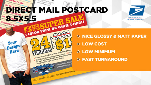 Direct Mail Postcard - 8.5x5.5