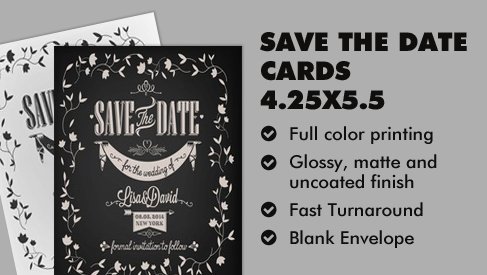Save the Date Card - 4.25x5.5