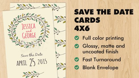 Save the Date Card - 4x6