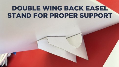 Double Wing Back Easle Stand