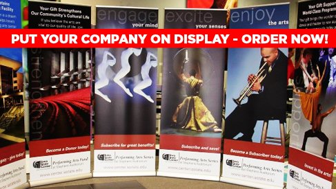 Have lot of message, then setup a array of Banner Stands