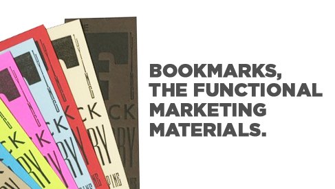  Bookmarks can make a great way to promote your business