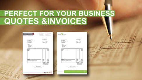 Use it for sending quotes or printing invoices