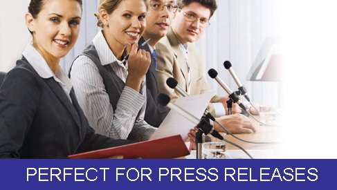 Great for Professional Press releases