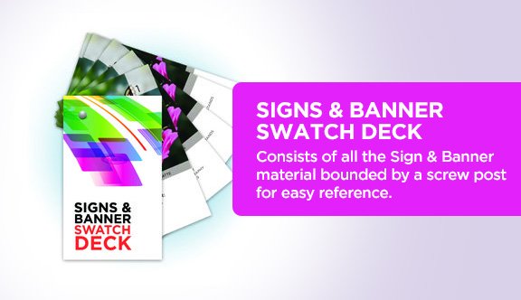 Sign & Banner Swatch Deck
