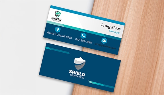 Soft touch Slick Business Card 3.5x1.5