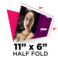Half-Fold Mailer - 11x12 to 11x6