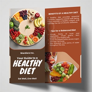 Tri-fold Paper Menu - 11x8.5