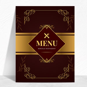 Laminated Menu - 8.5x11