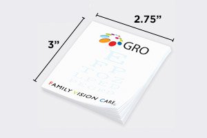 Printed 3M Post-it® Notes (50 Sheets, 4 x 2.875)