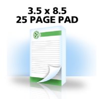 Notepad - 3.5x8.5, 25 Pages/Pad