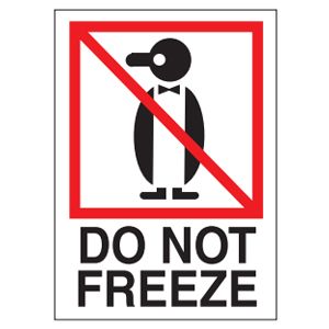 Do Not Freeze Labels - 3x4