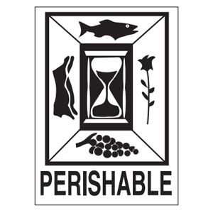Perishable Labels - 3x4