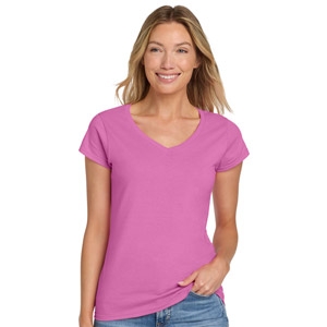 Gildan Softstyle Womens Fit V-Neck T-Shirt (64V00L)