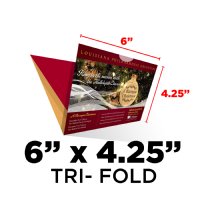 Tri-Fold Mailer - 6x12.75 to 6x4.25