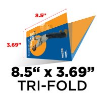 Tri-Fold Mailer - 8.5x11 to 8.5x3.69