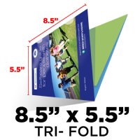 Tri-Fold Mailer - 8.5x16 to 8.5x5.5