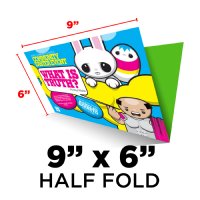 Half-Fold Mailer - 9x12 to 9x6