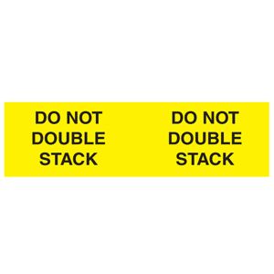 Do Not Double Stack Labels - 3x10