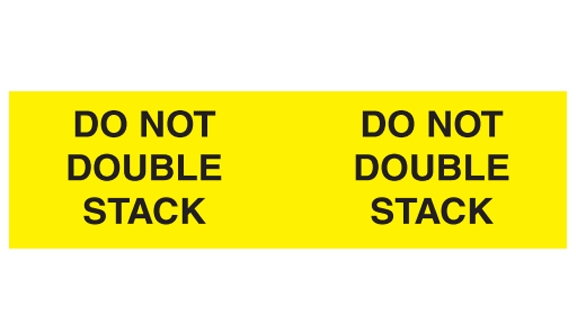 3x10 Do Not Double Stack Labels - PrintPapa Quality