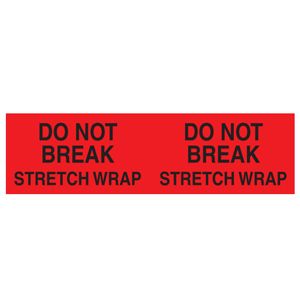 Do Not Break Stretch Wrap Labels - 3x10
