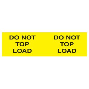 Do Not Top Load Labels - 3x10
