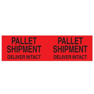 Pallet Shipment Deliver Intact Labels - 3x10