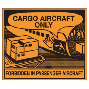 Cargo Aircraft Only Labels - 4.375x5