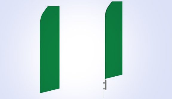 Green Stock Flag - 16ft