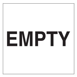 Empty Labels - 6x6