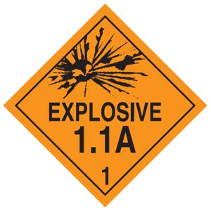Explosive Labels - 4x4
