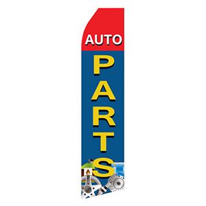 Auto Parts Stock Flag - 16ft.