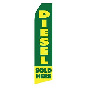 Diesel Sold Here Stock Flag - 16ft.