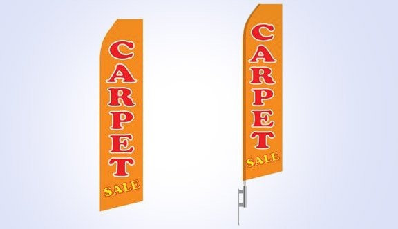 Carpet Sale Stock Flag - 16ft