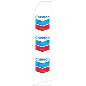 Chevron Gas Logo Stock Flag - 16ft