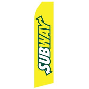 Subway Sandwiches Logo Stock Flag - 16ft