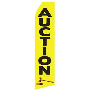 Auction Stock Flag - 16ft