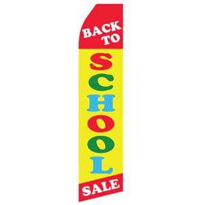 Back to School Sale Stock Flag - 16ft