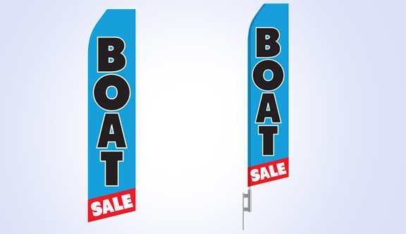 Boat Sale Stock Flag - 16ft
