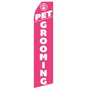 Pet Grooming Stock Flag - 16ft
