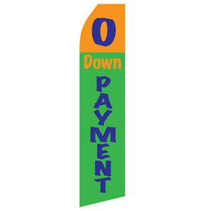 No Down Payment Stock Flag - 16ft