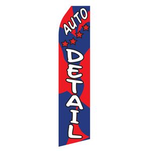 Auto Detailing Service Stock Flag - 16ft