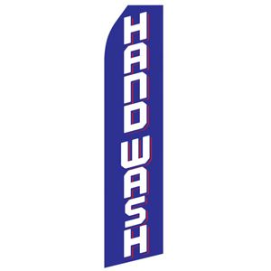 Hand Wash Stock Flag - 16ft