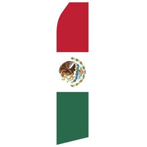 Mexican Flag Stock Flag - 16ft