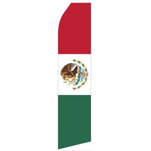Mexican Flag Stock Flag - 16ft