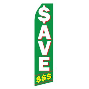 Save $$$ Stock Flag - 16ft