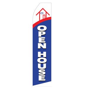 Open House Stock Flag - 16ft